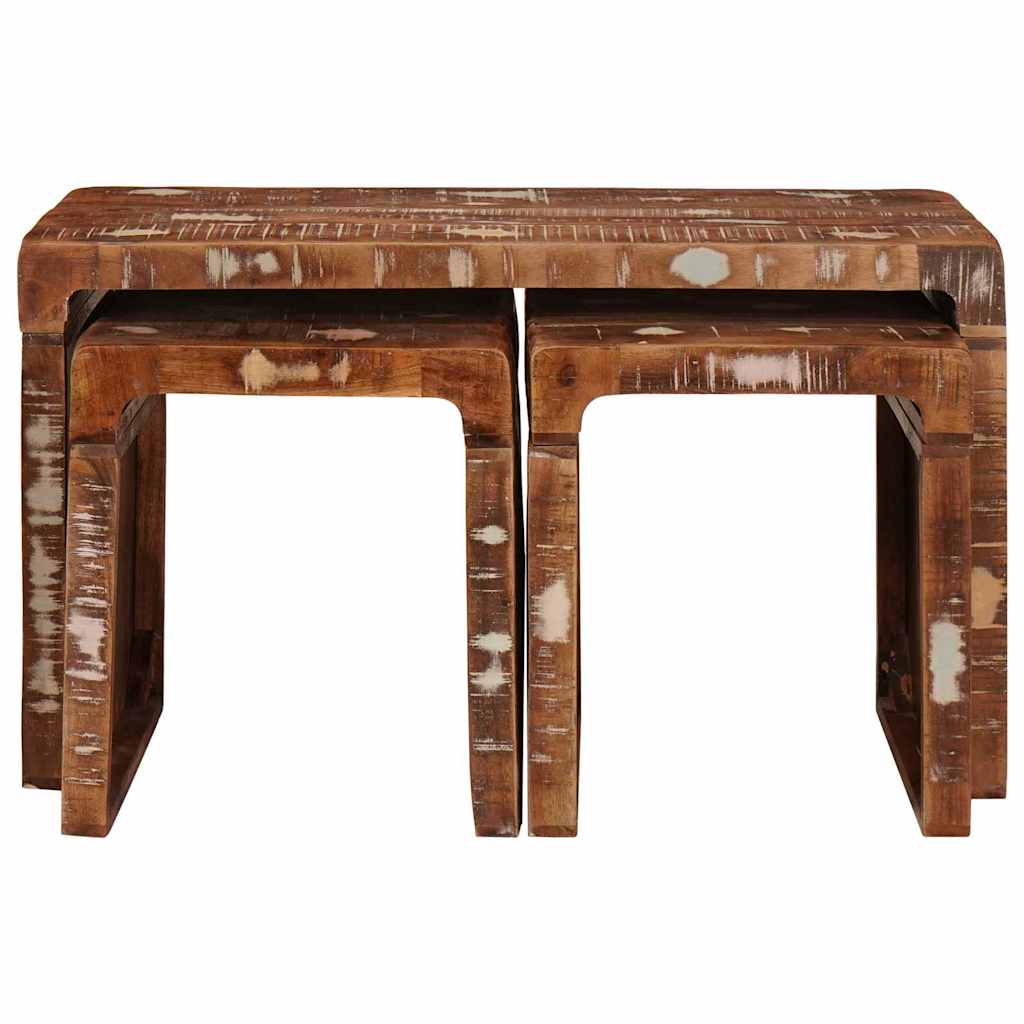 Nesting Tables Solid reclaimed wood