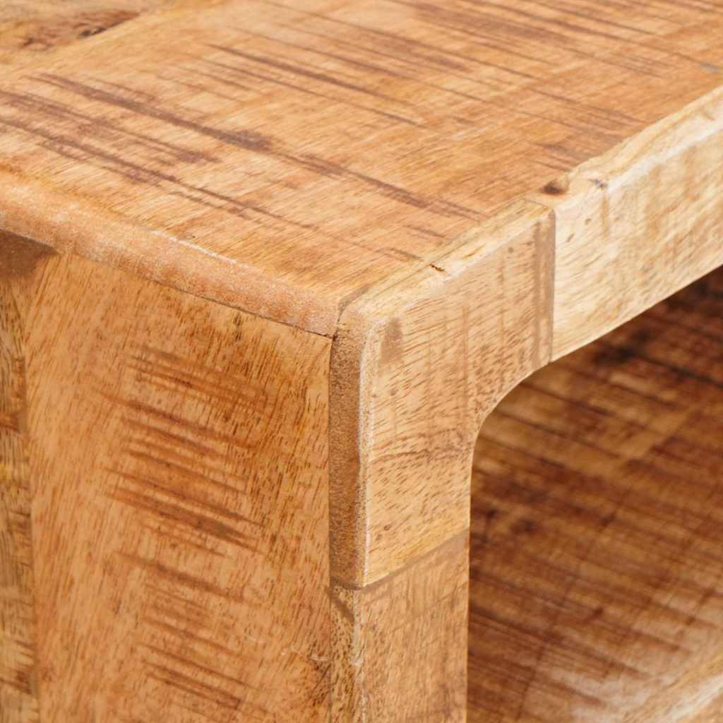 Dressing Table Brown 90 X 76 X 45 Cm Solid Mango Wood