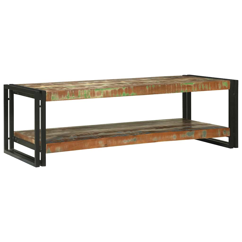 Coffee Table Multicolour 120 x 50 x 38 cm Solid reclaimed wood