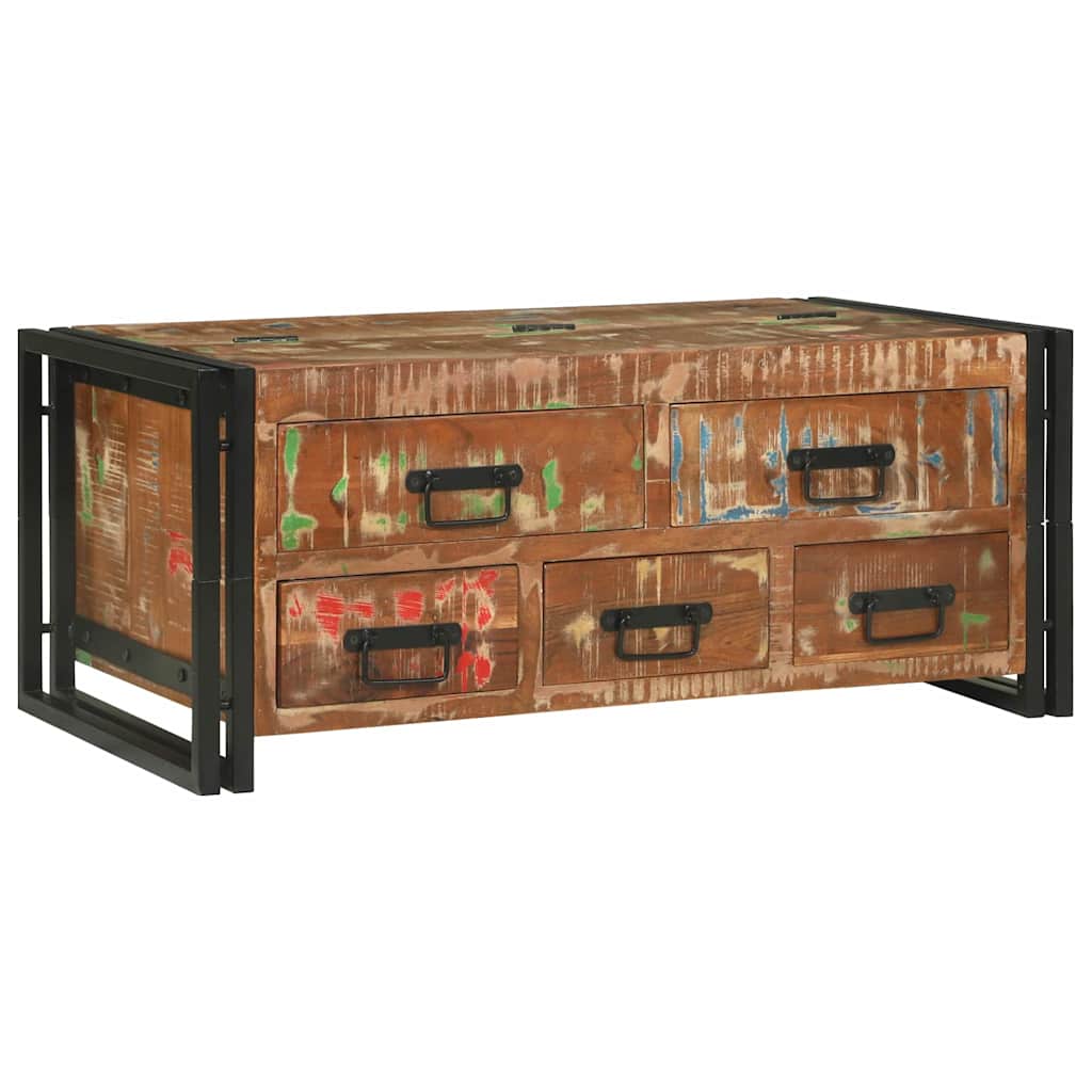 Coffee Table Brown 90 x 50 x 38 cm Solid reclaimed wood