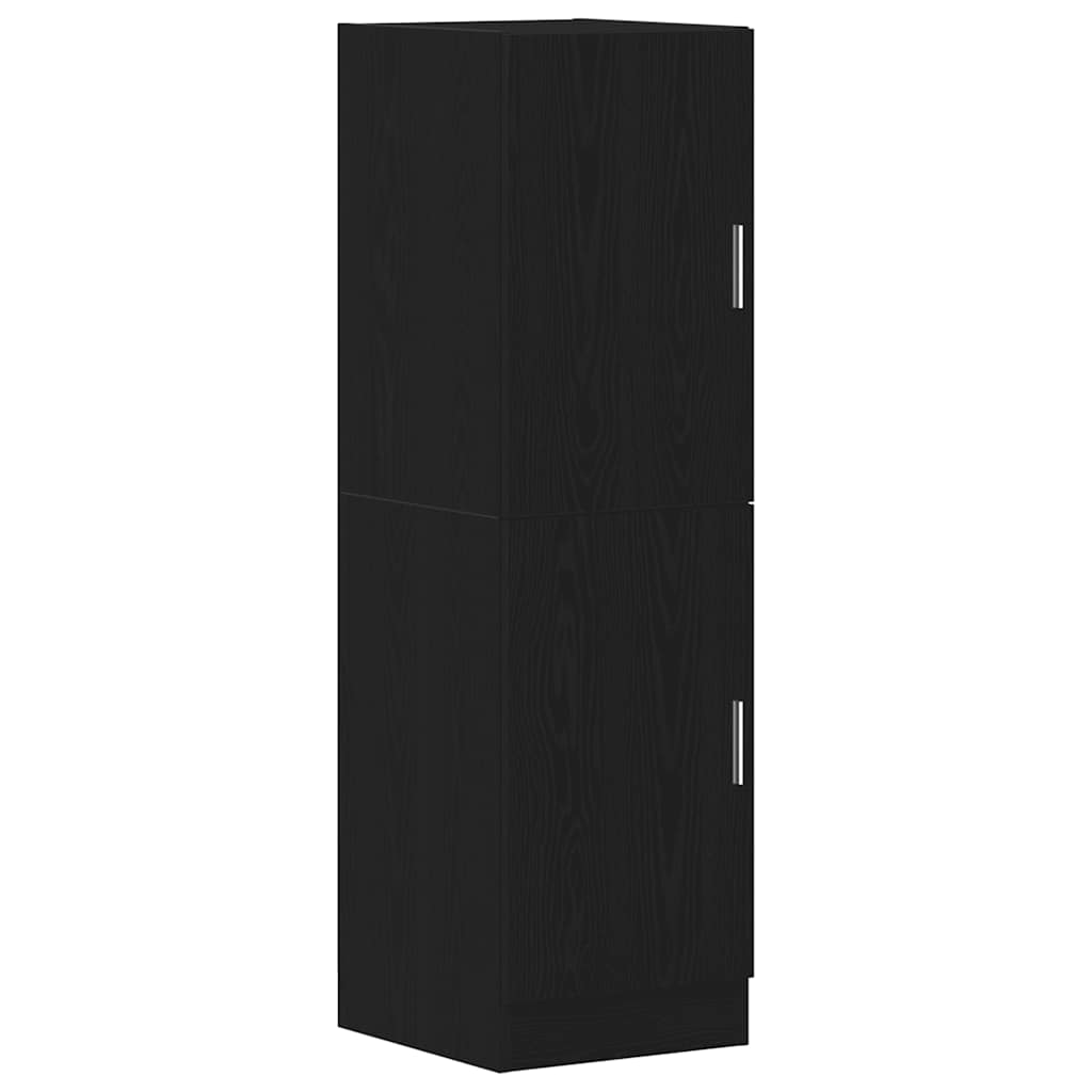 Kitchen Cabinet Black 38x41.5x131.5 cm Engineered Wood