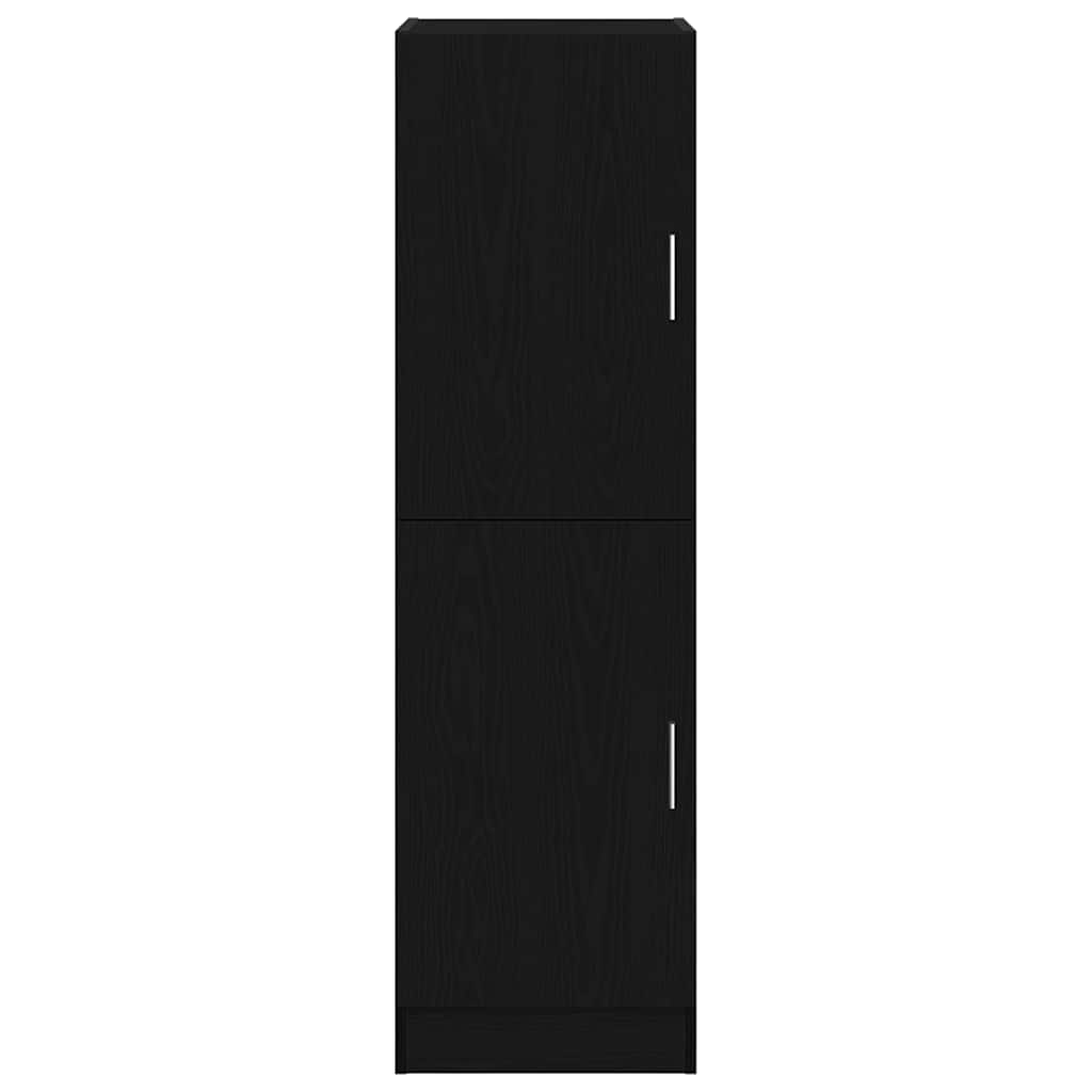 Kitchen Cabinet Black 38x41.5x131.5 cm Engineered Wood