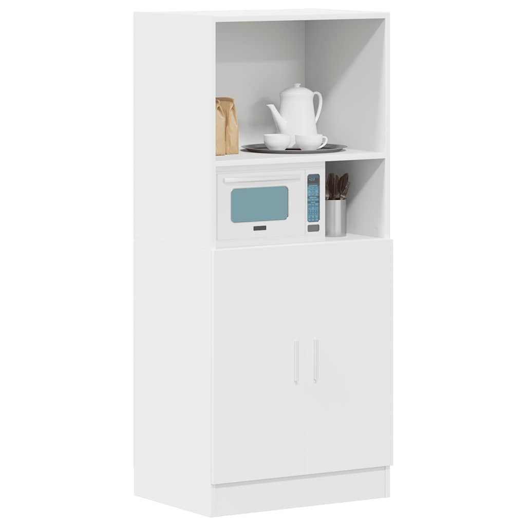Kitchen Cabinet White 57x41.5x131.5 cm Engineered Wood