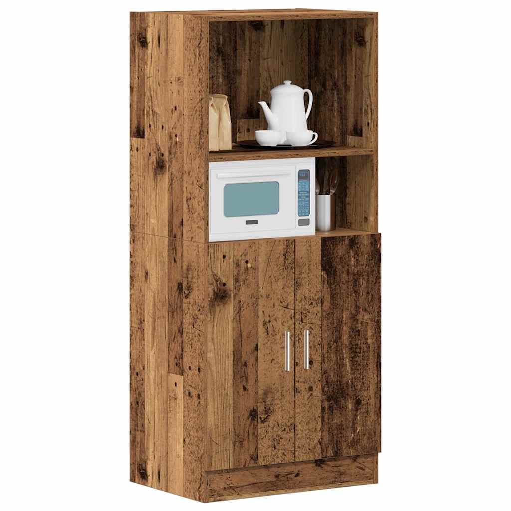 Kitchen Cabinet Old Wood 57x41.5x131.5 cm Engineered Wood