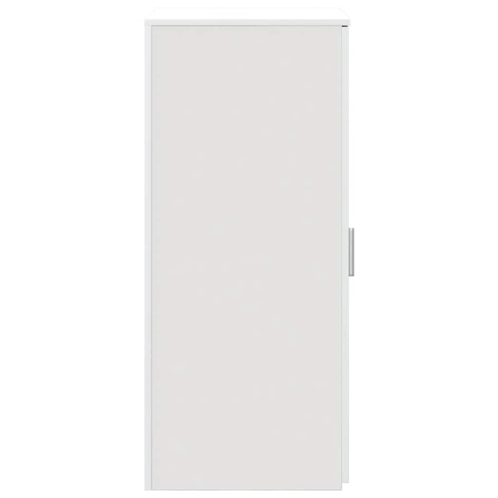 Storage Cabinet White 50x45x103.5 cm Engineered Wood