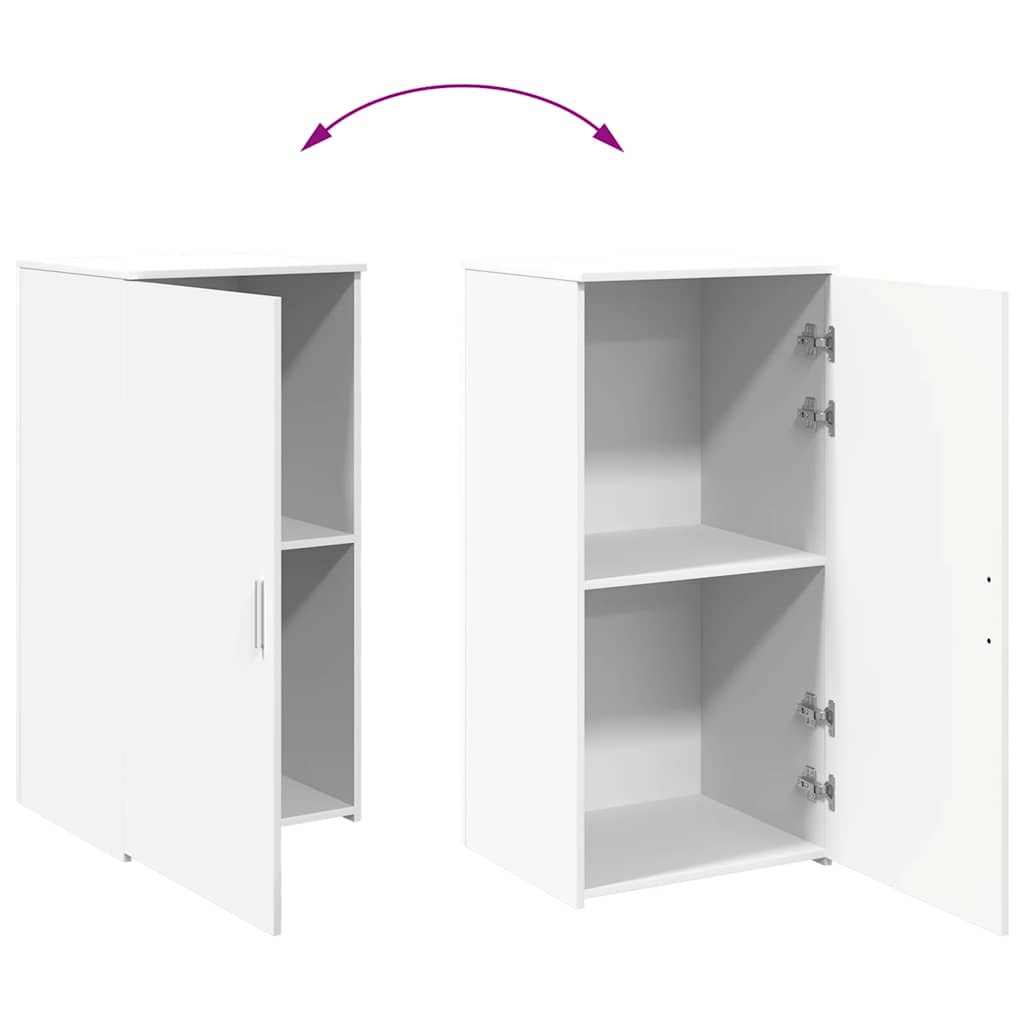 Storage Cabinet White 50x45x103.5 cm Engineered Wood