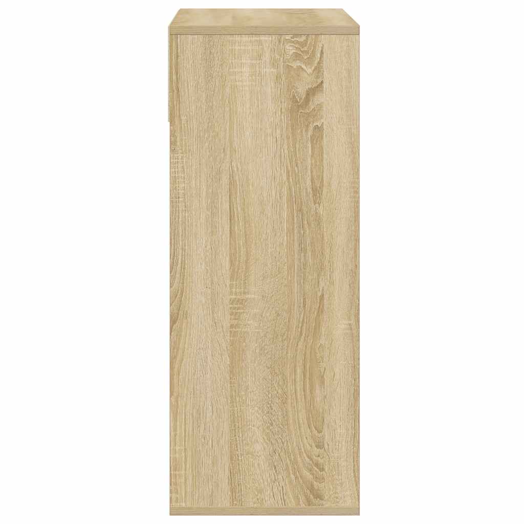 Book Cabinet Sonoma Oak 66x31x80 cm Engineered Wood