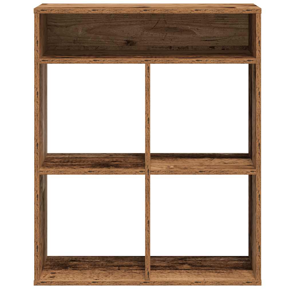 Book Cabinet Old Wood 66x31x80 cm Engineered Wood