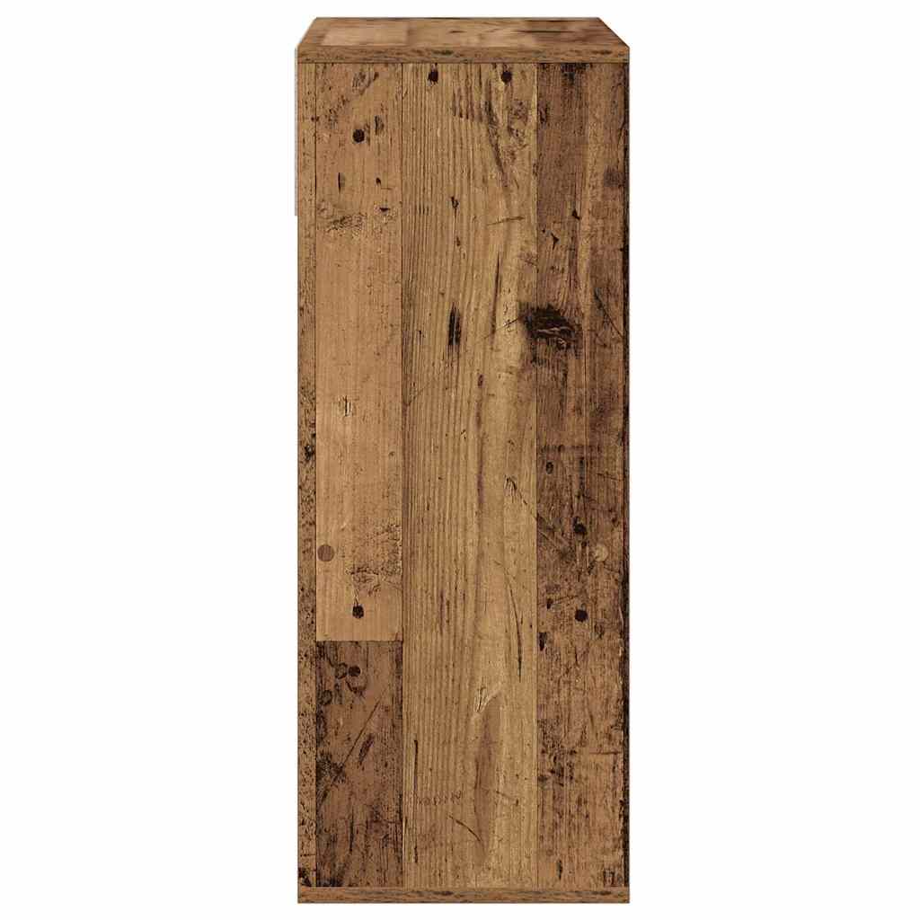 Book Cabinet Old Wood 66x31x80 cm Engineered Wood