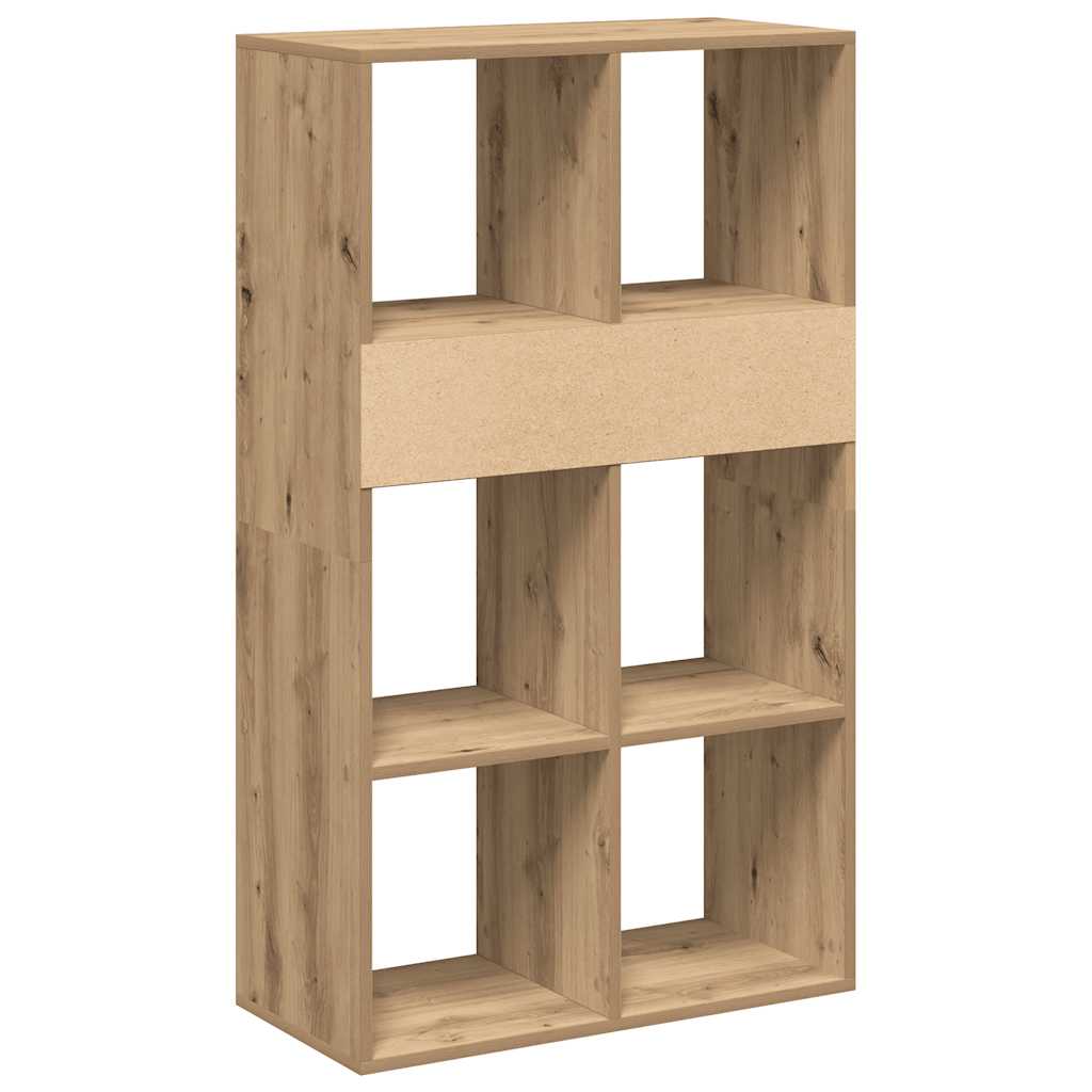 Book Cabinet Artisan Oak 66x31x112 cm Engineered Wood