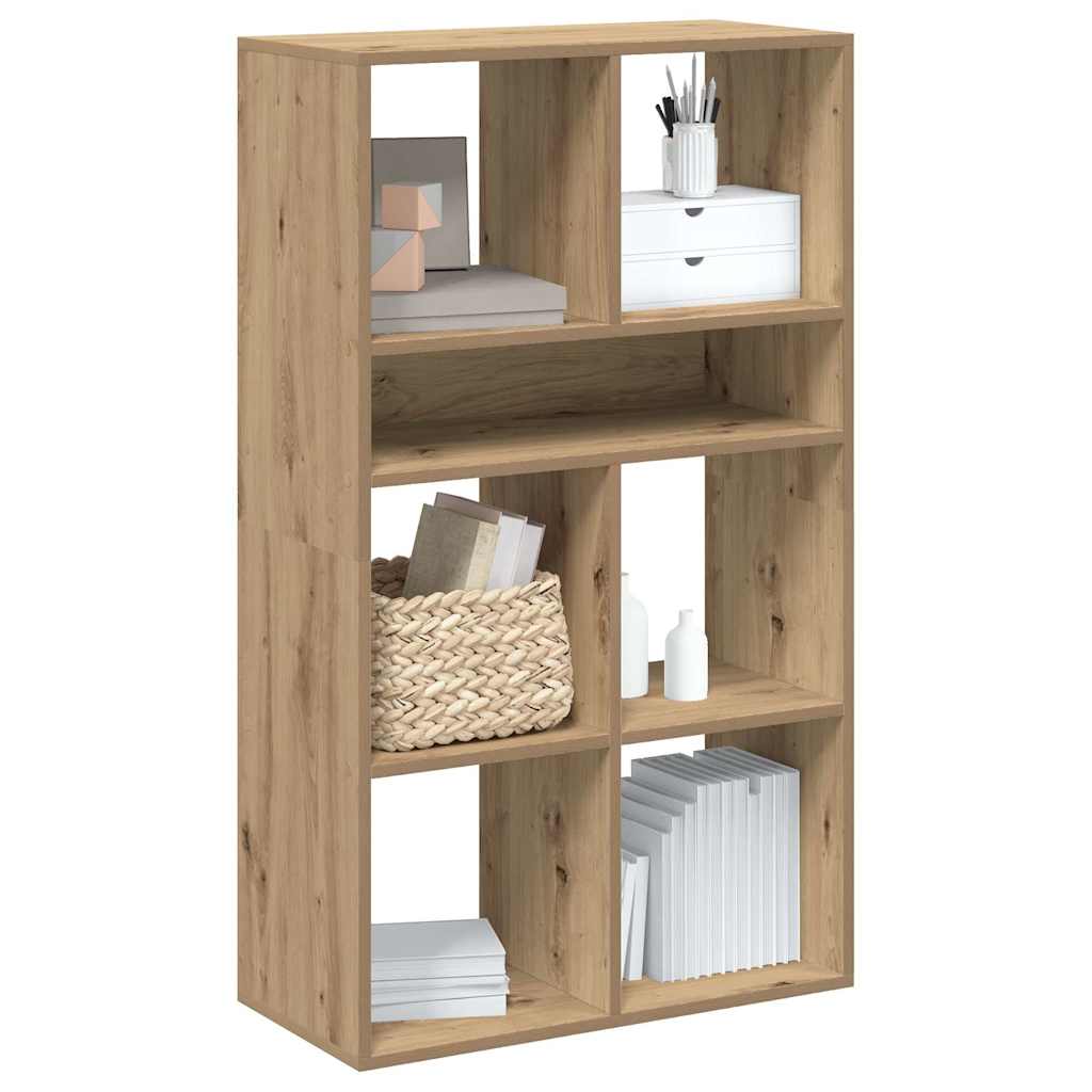Book Cabinet Artisan Oak 66x31x112 cm Engineered Wood