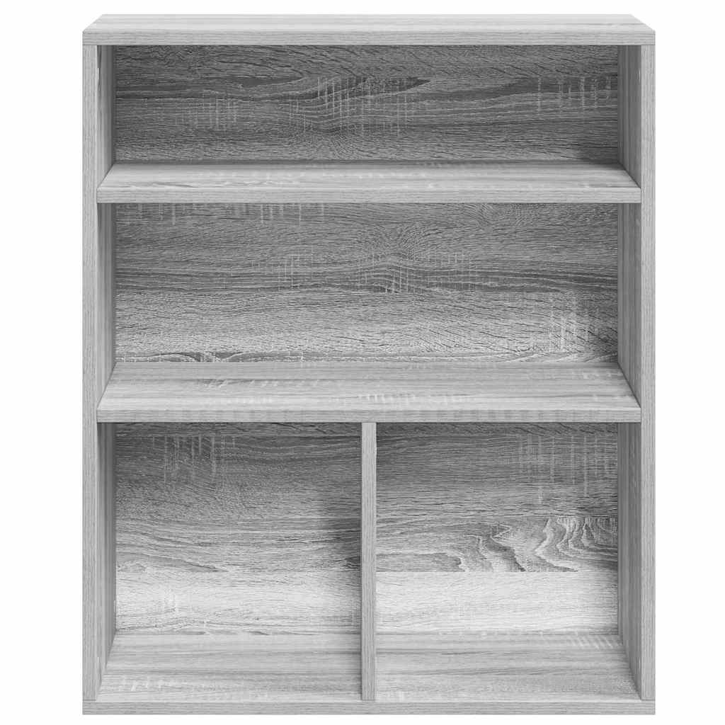 Book Cabinet Grey Sonoma 60x30x71.5 cm Engineered Wood
