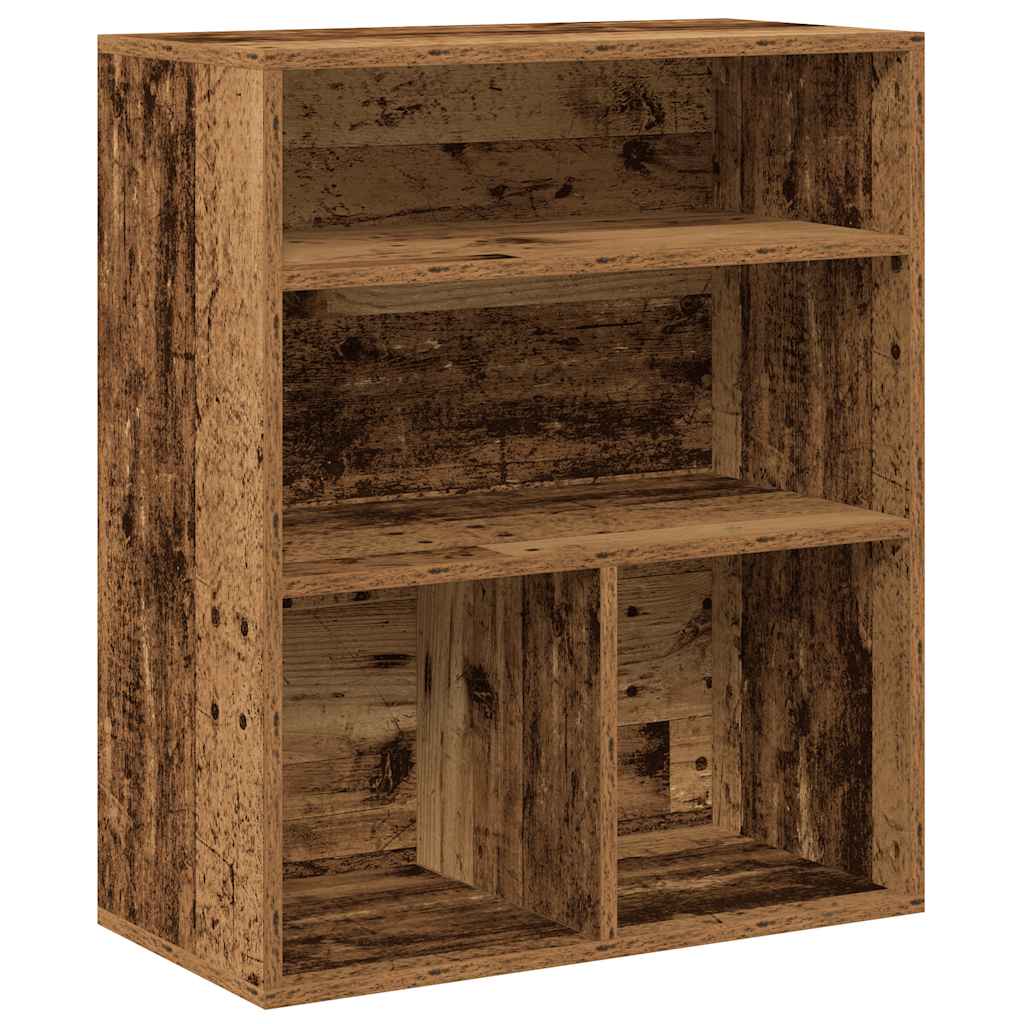 Book Cabinet Old Wood 60x30x71.5 cm Engineered Wood