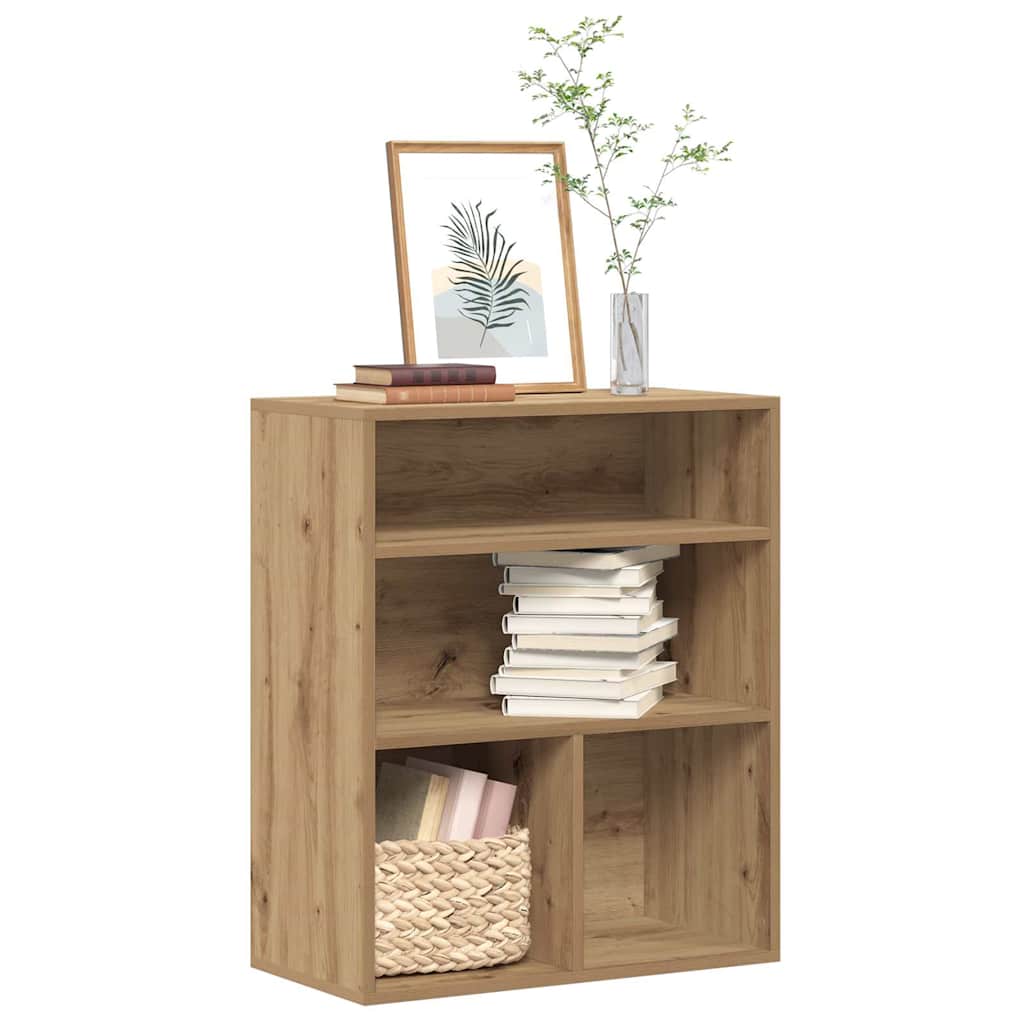 Book Cabinet Artisan Oak 60x30x71.5 cm Engineered Wood
