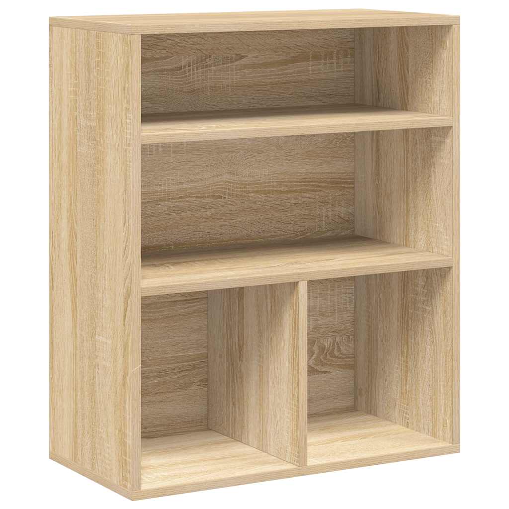 Book Cabinet Sonoma Oak 60x30x71.5 cm Engineered Wood