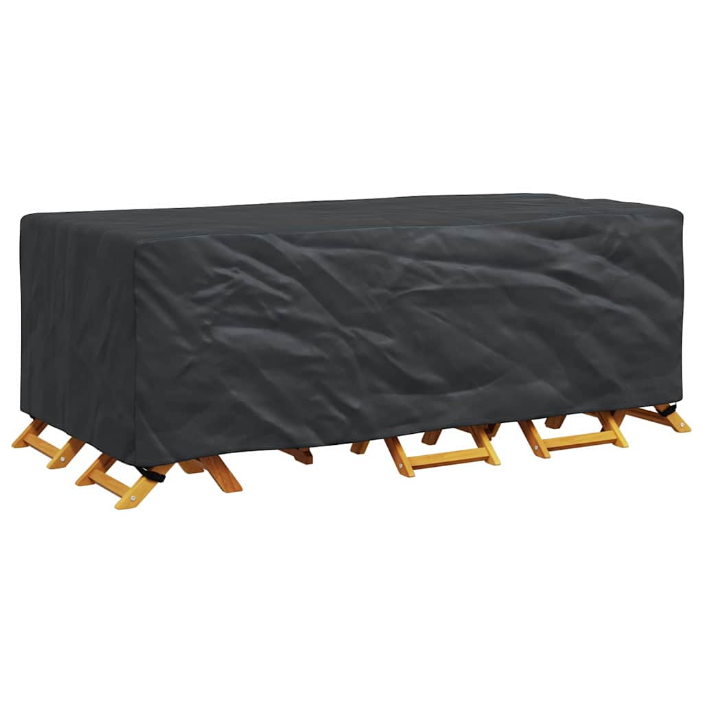 Outdoor Furniture Cover Black 229 x 113 x 73 cm 420D