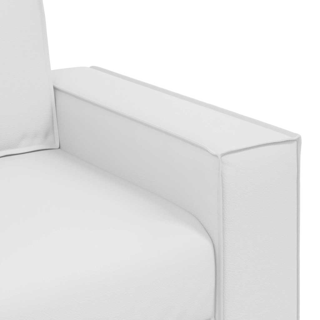 Sofa Chair White 160 x 78 x 84 cm Artificial Leather