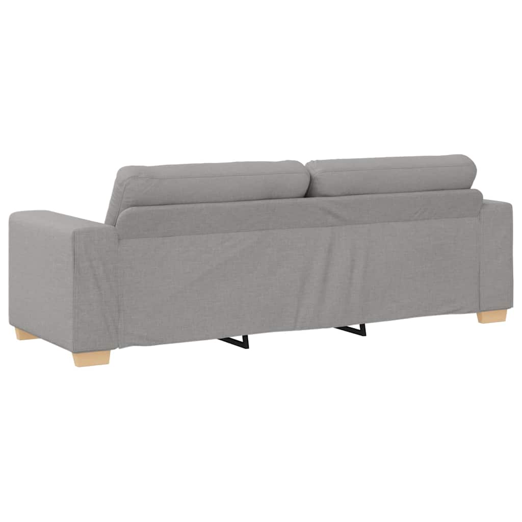 3-Seater Sofa with Cushion Cloud grey Fabric