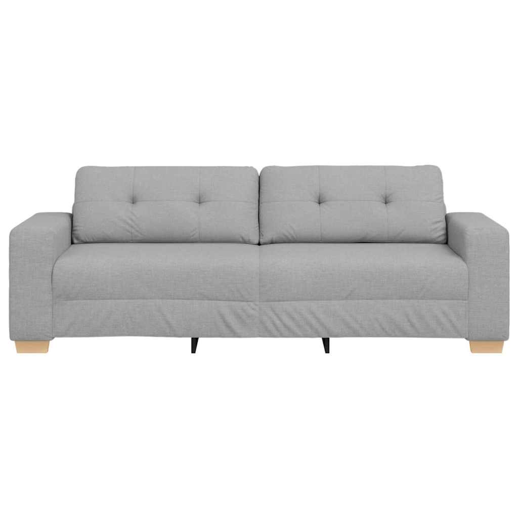 3-Seater Sofa with Cushion Cloud grey Fabric