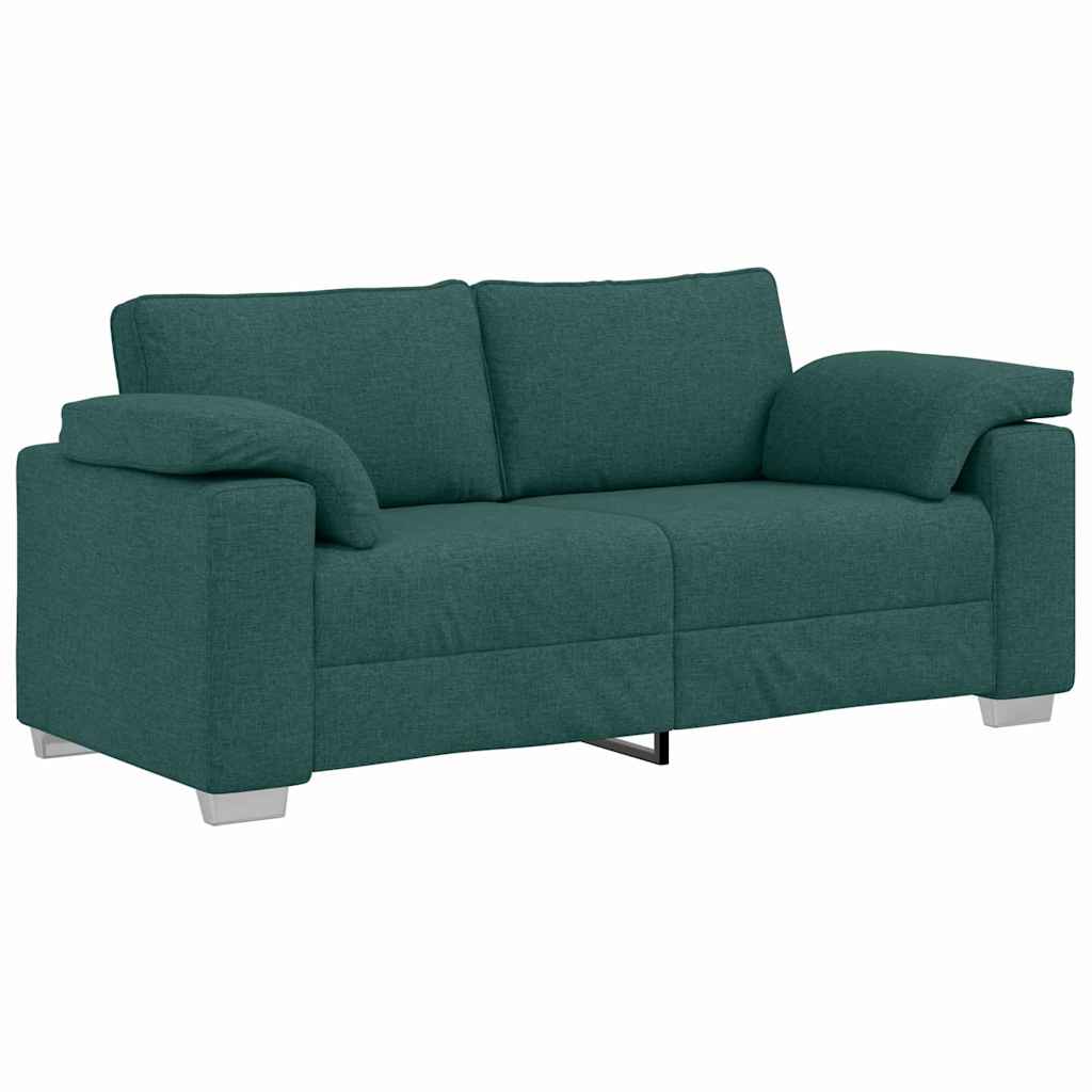 Sofa with Cushion Dark green 180 x 77 x 82 cm Fabric