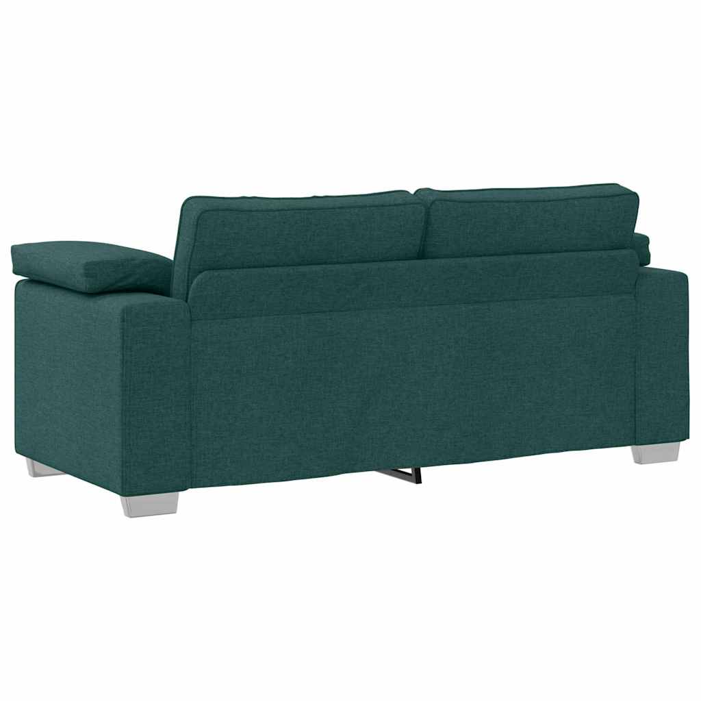 Sofa with Cushion Dark green 180 x 77 x 82 cm Fabric