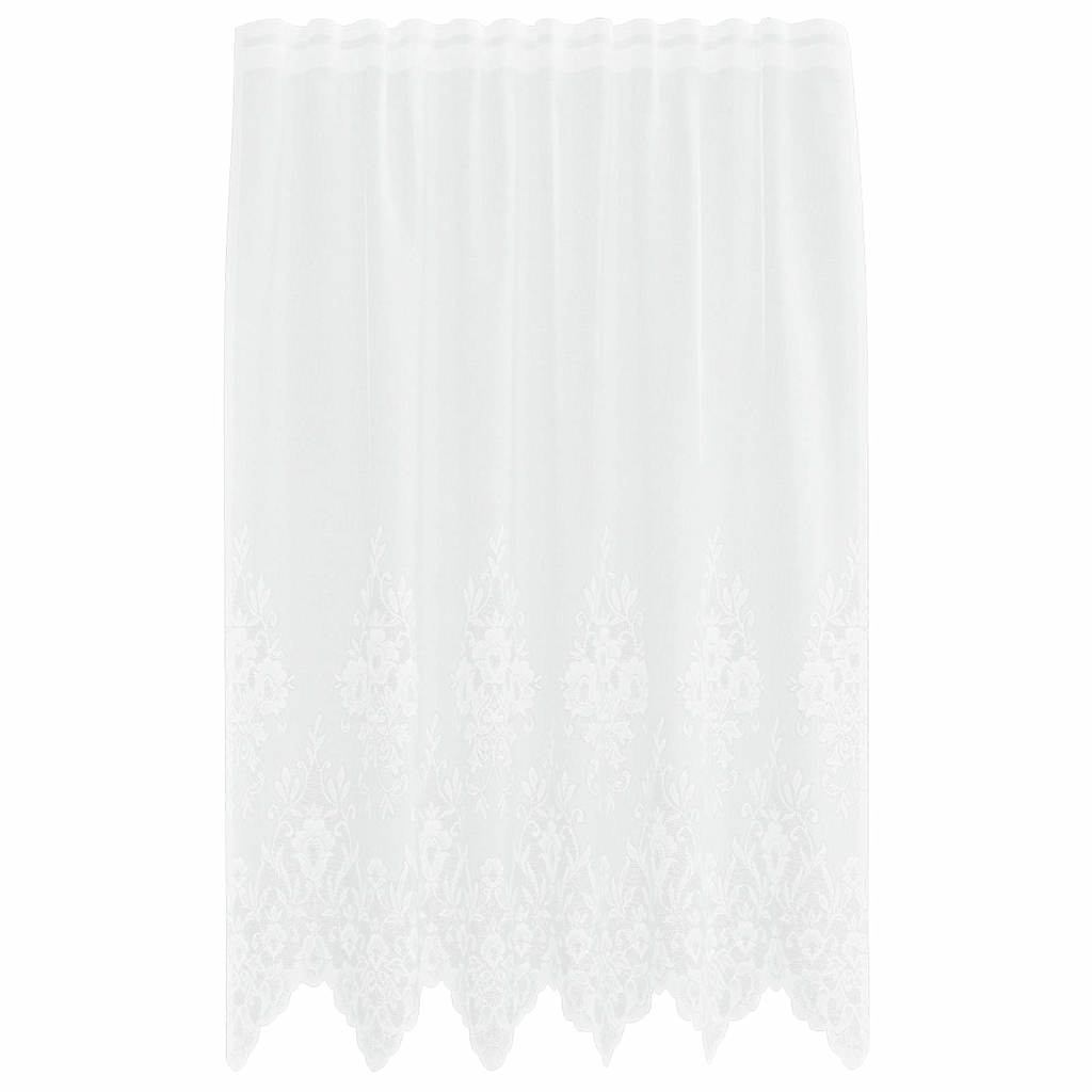 Lace Curtain with Curtains White 150x180cm Polyester