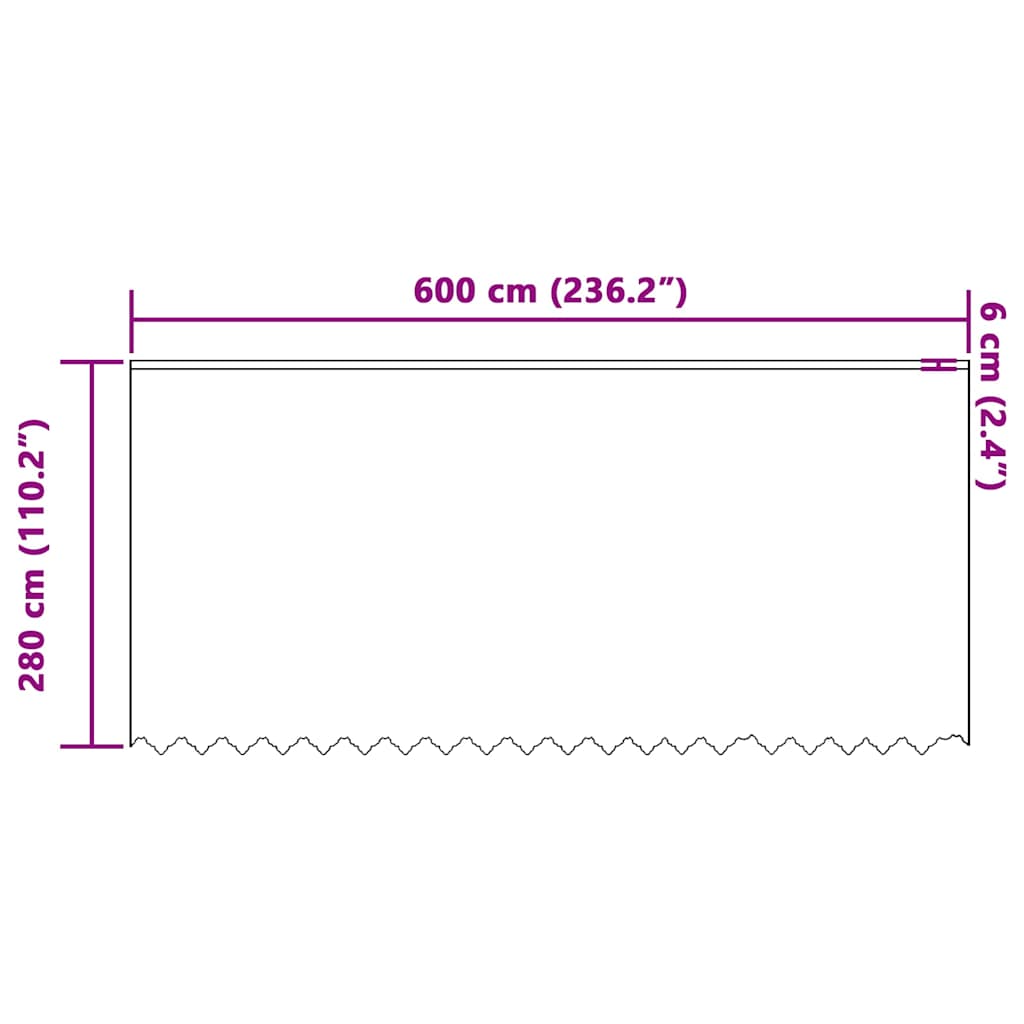 Lace Curtain with Curtains White 600x280cm Polyester
