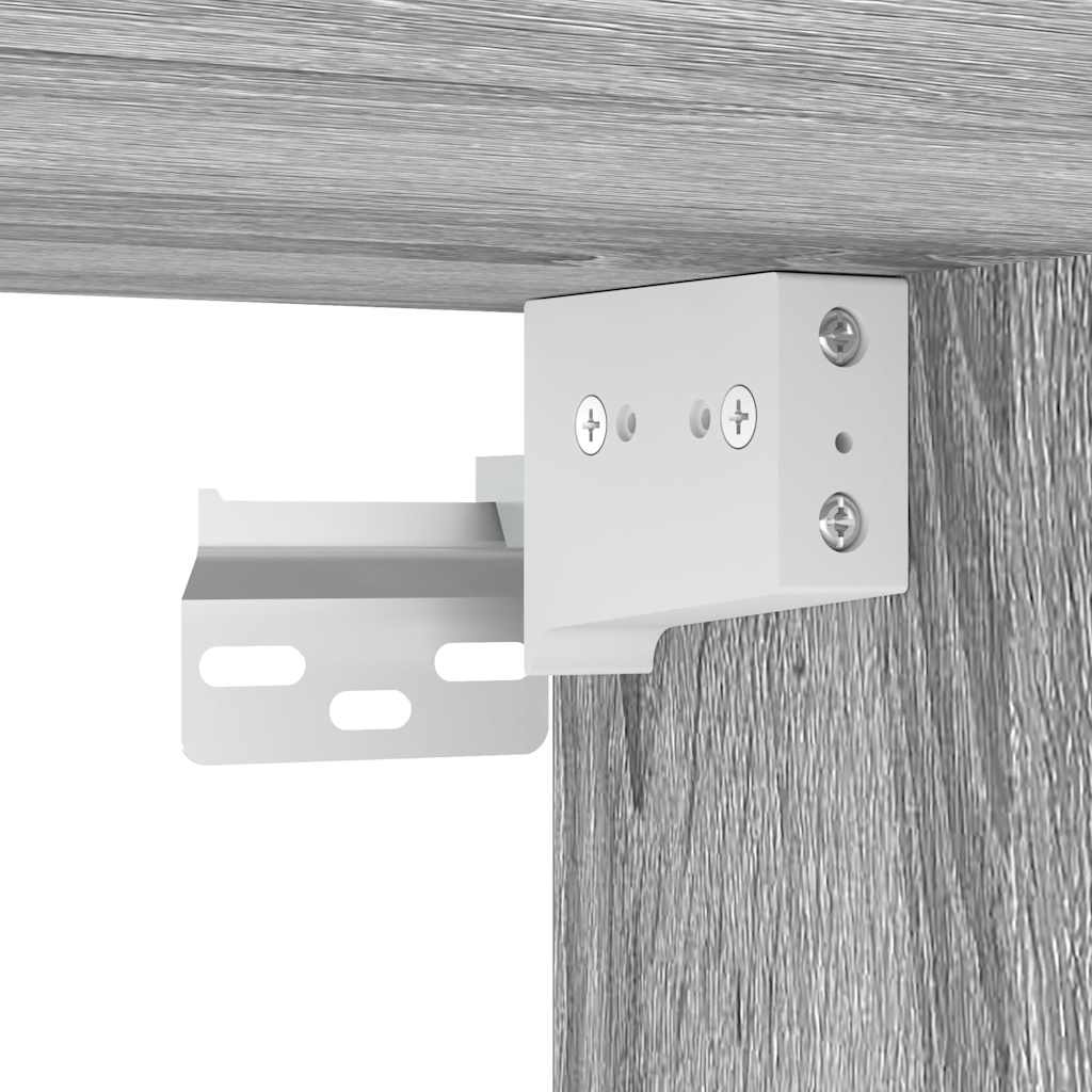 Wall-mounted Bedside Cabinet Grey Sonoma 38x34x40 cm