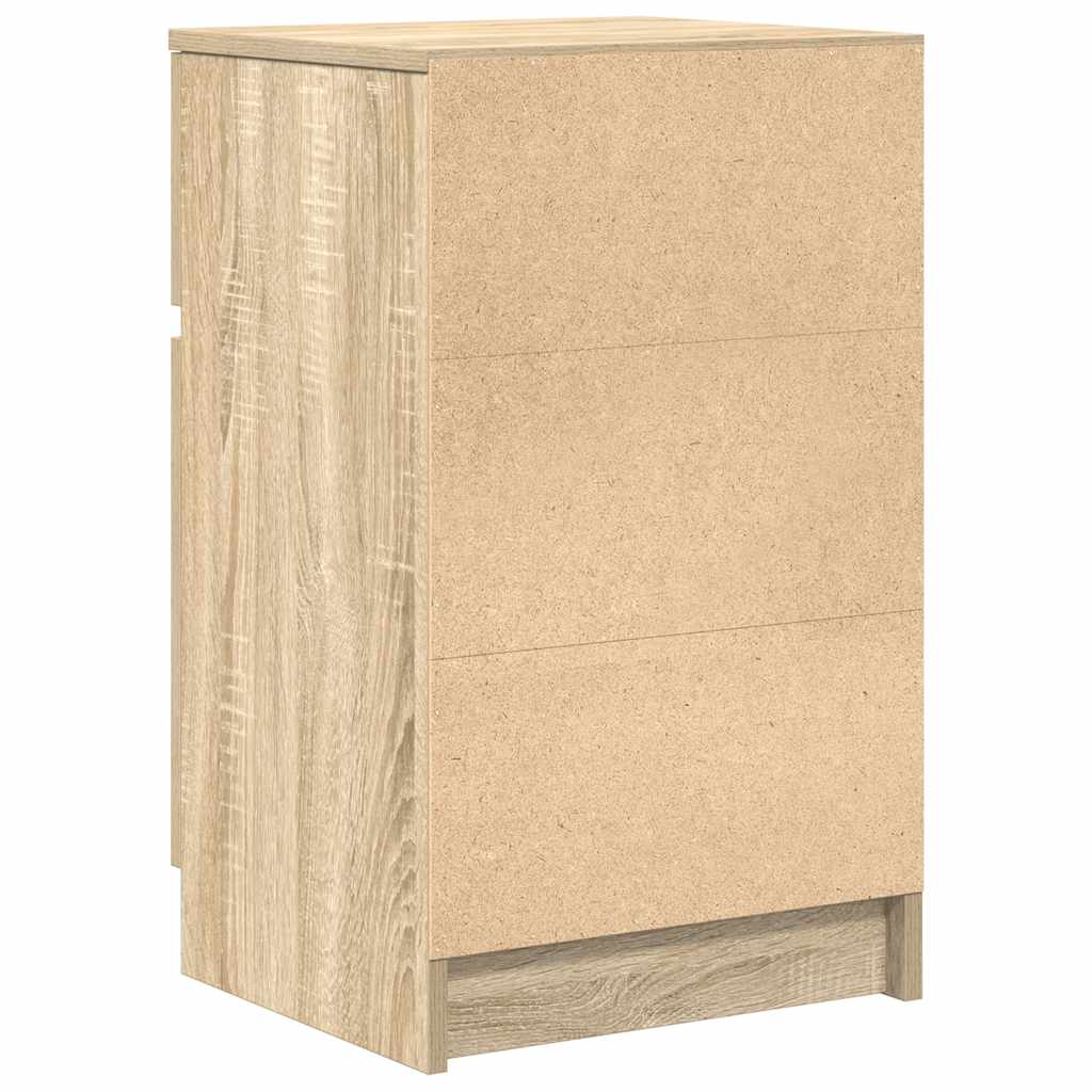 Bedside Cabinet Sonoma Oak 39x35x65 cm Engineered Wood