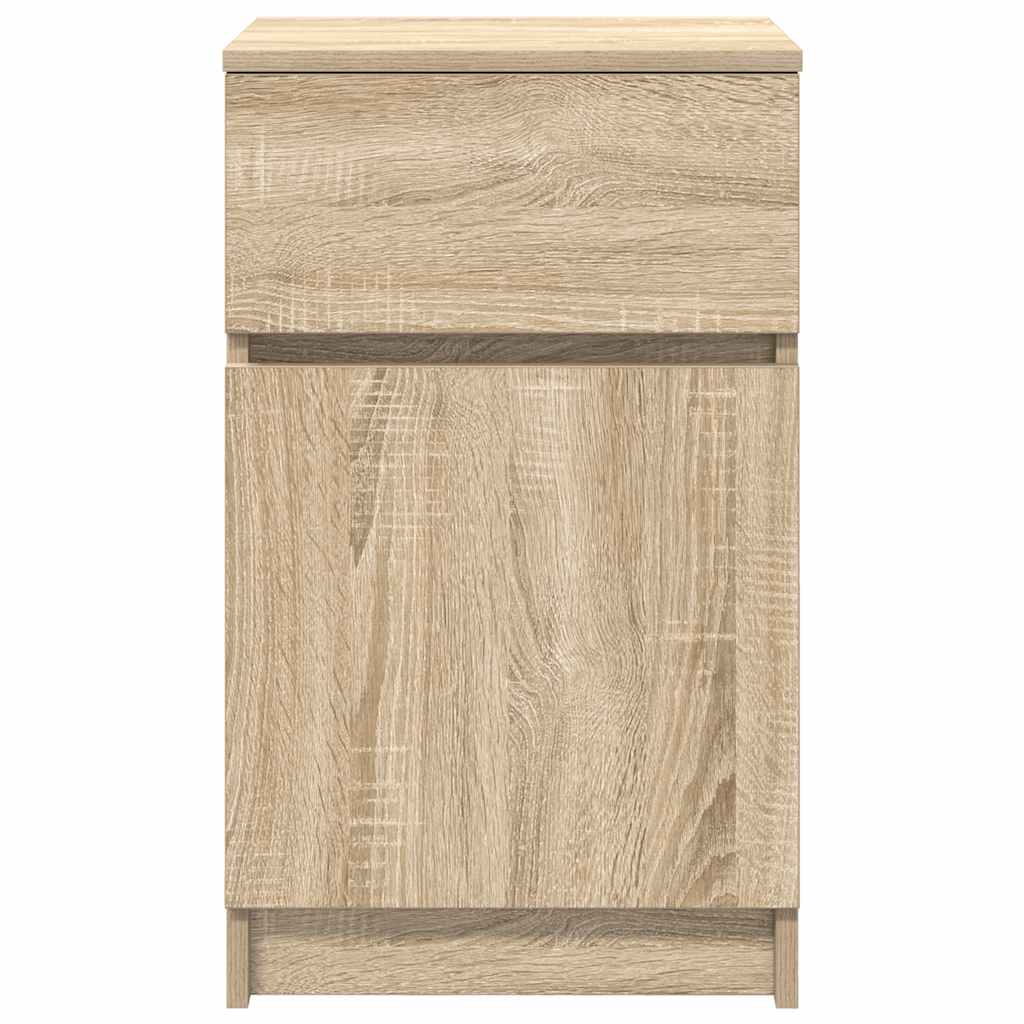 Bedside Cabinets 2 pcs Sonoma Oak 39x35x65 cm Engineered Wood