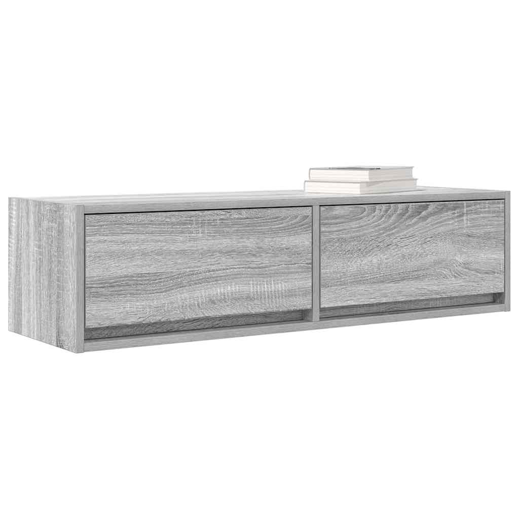 TV Cabinet Grey sonoma 100 x 31 x 25.5 cm Engineered wood