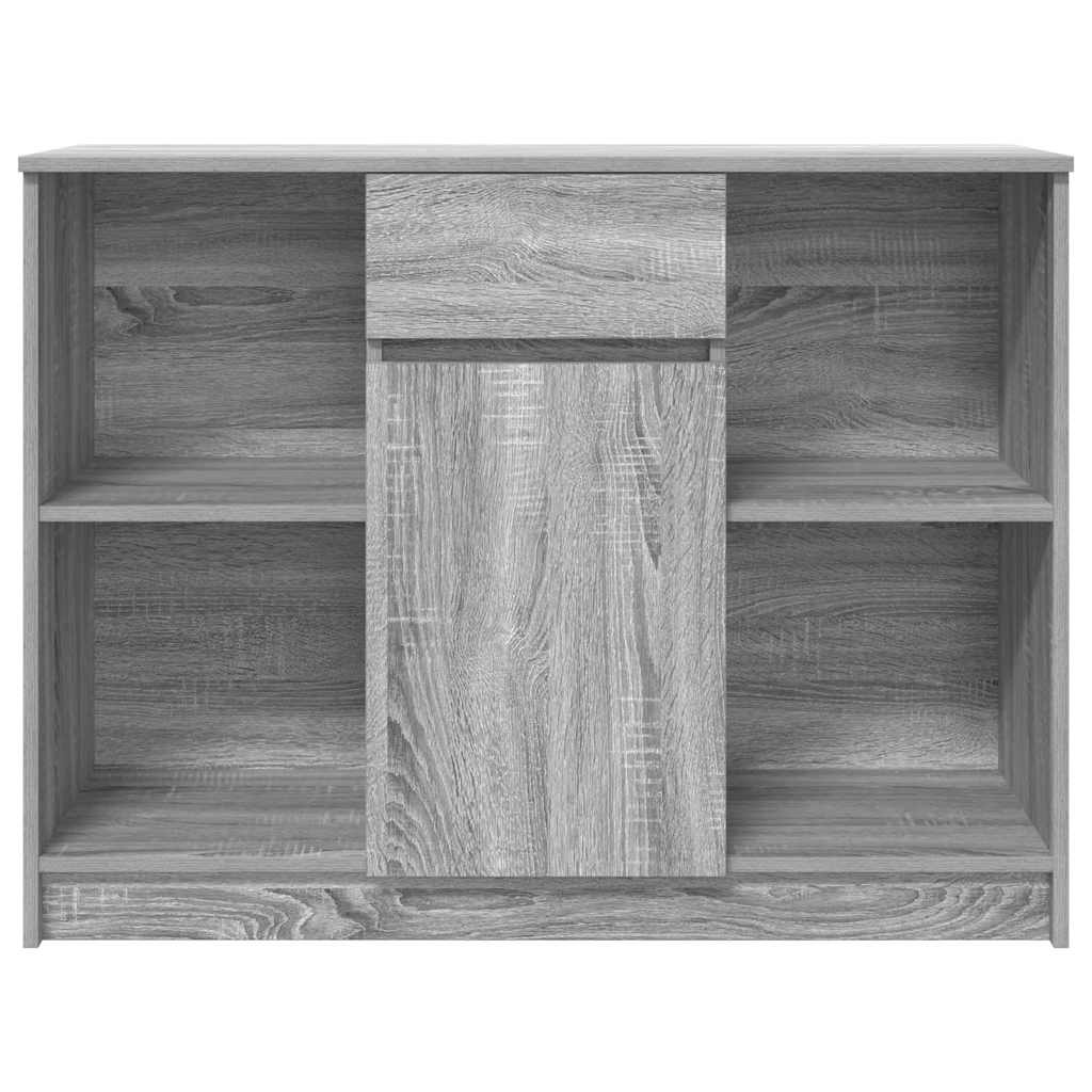 Sideboard with Drawer Grey Sonoma 101x35x76 cm Engineered Wood