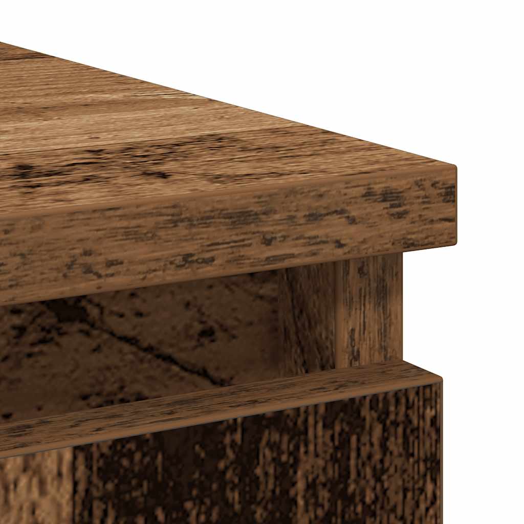 Sideboard with Drawers Old Wood 71x35x84 cm Engineered Wood