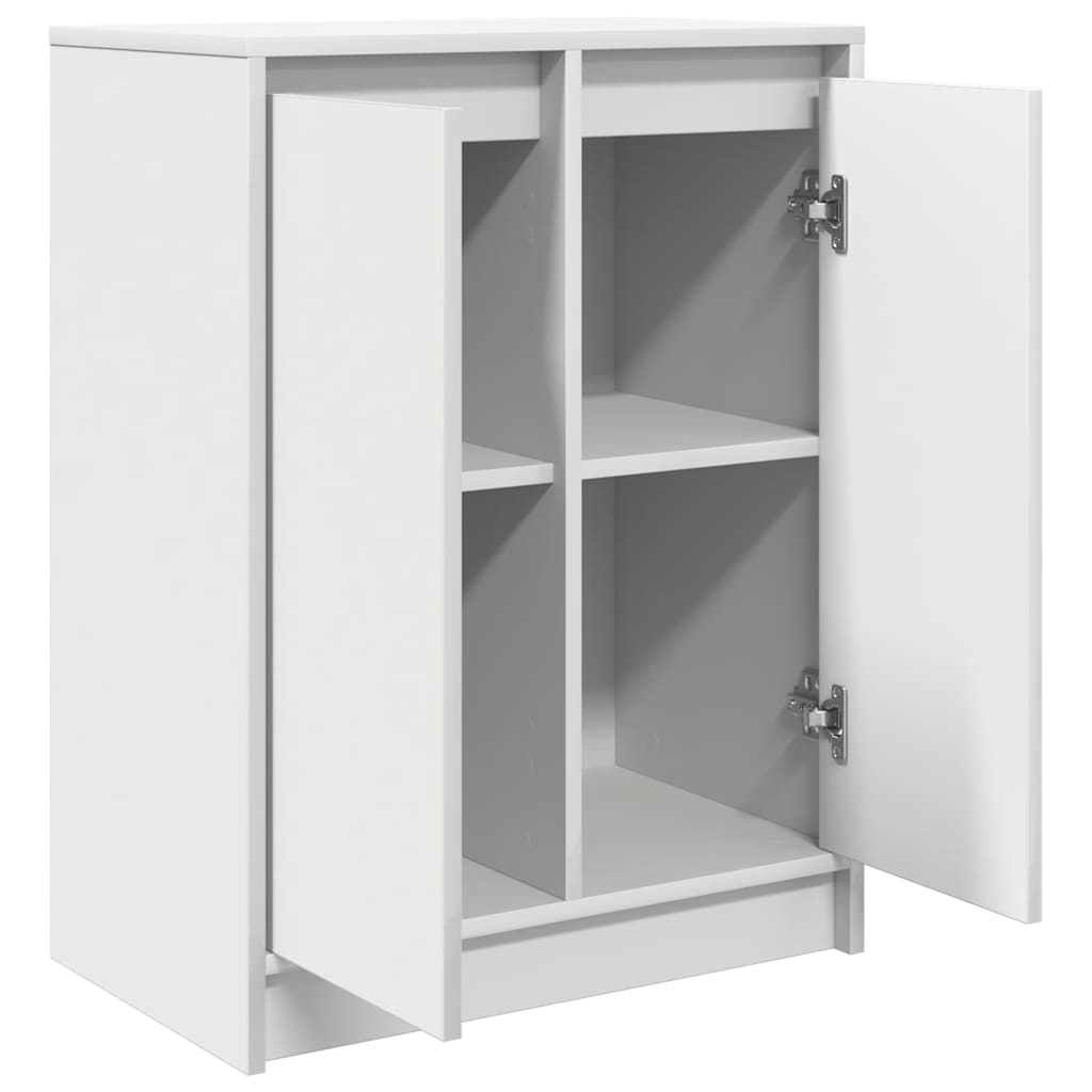 Sideboard White 57x34x76 cm Engineered Wood