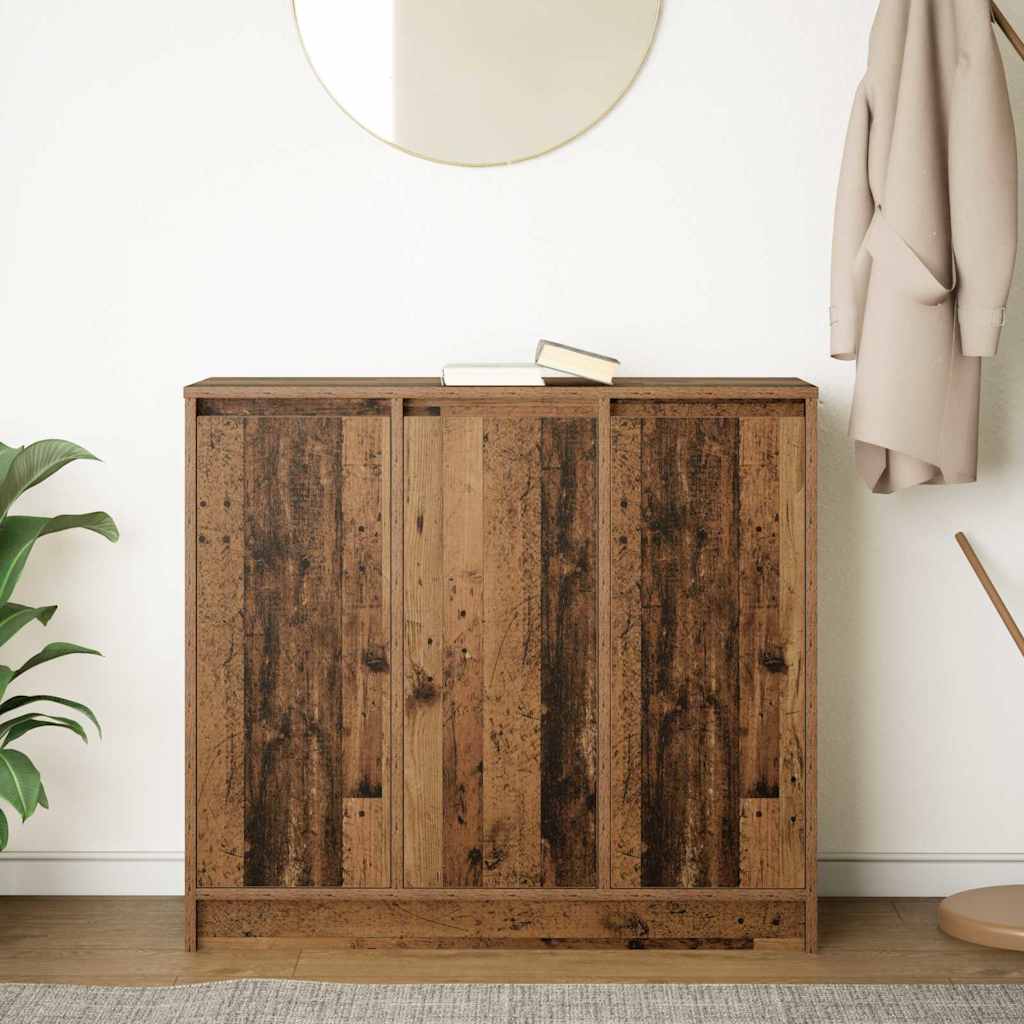 Sideboard Old Wood 85x34x76 cm Engineered Wood