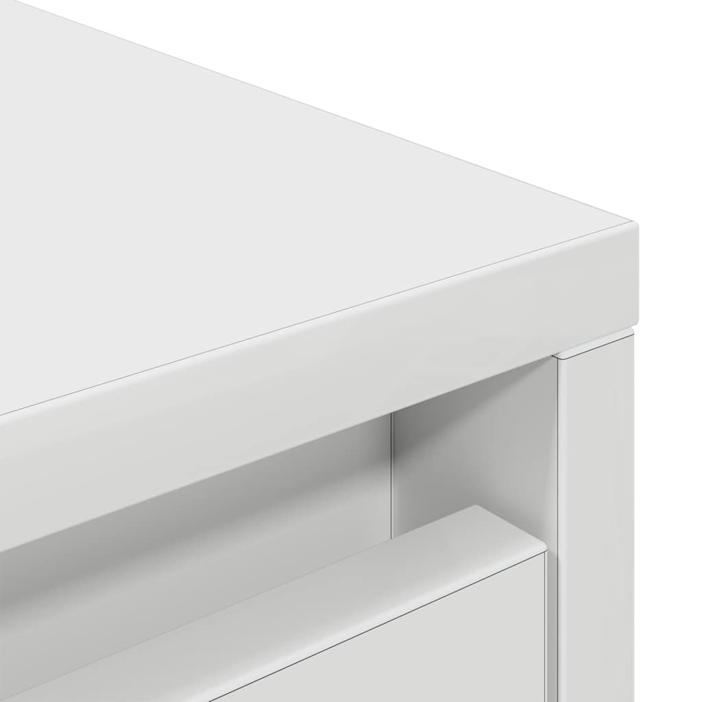 Cabinet with Drawer White 55.5x34x119.5 cm Engineered Wood
