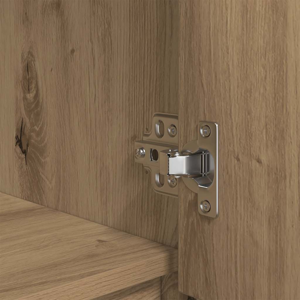 Cabinet with Drawer Artisan Oak 55.5x34x119.5 cm Engineered Wood