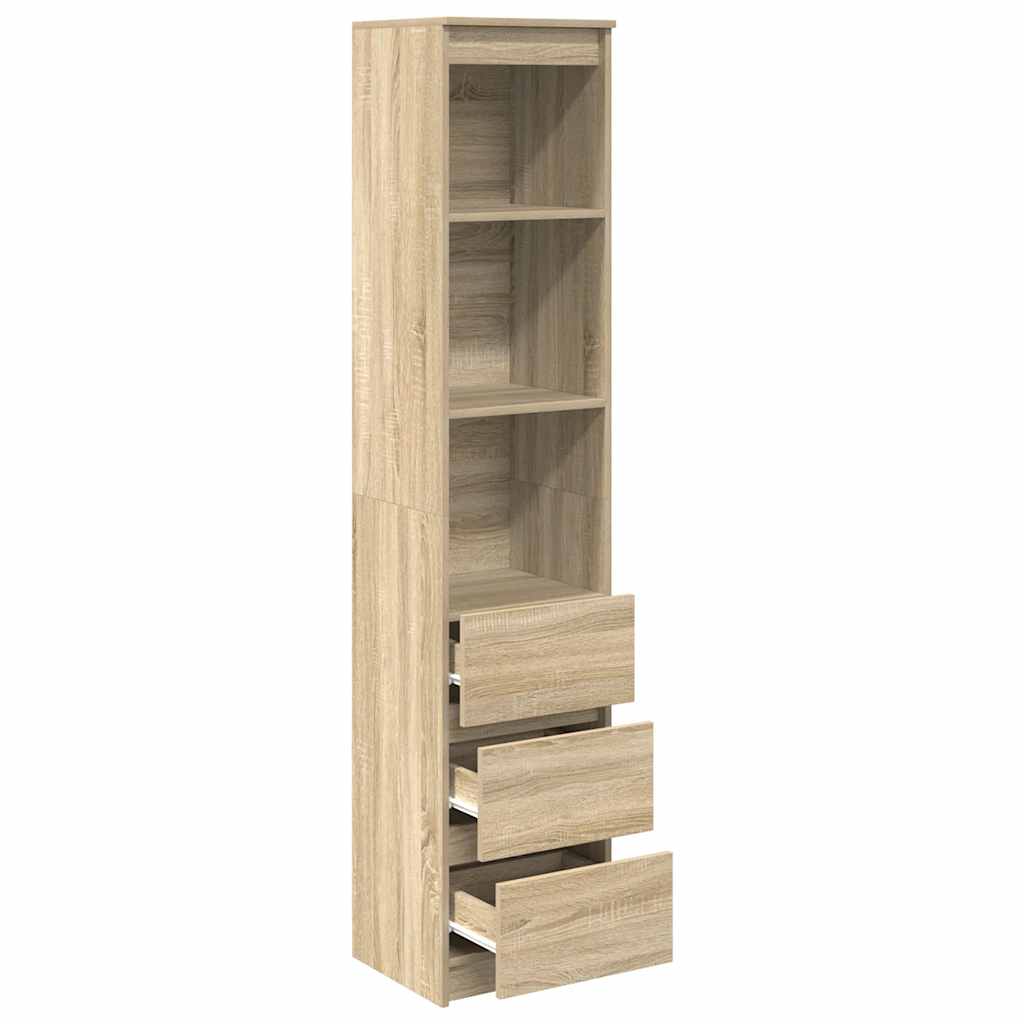 Highboard Sonoma Oak 37.5x35x180 cm Engineered Wood