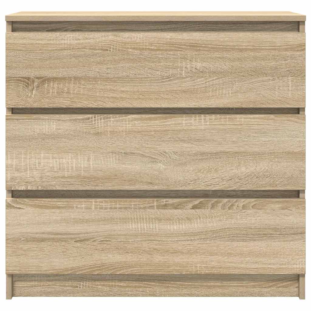 Sideboard Sonoma Oak 80x35x76 cm Engineered Wood