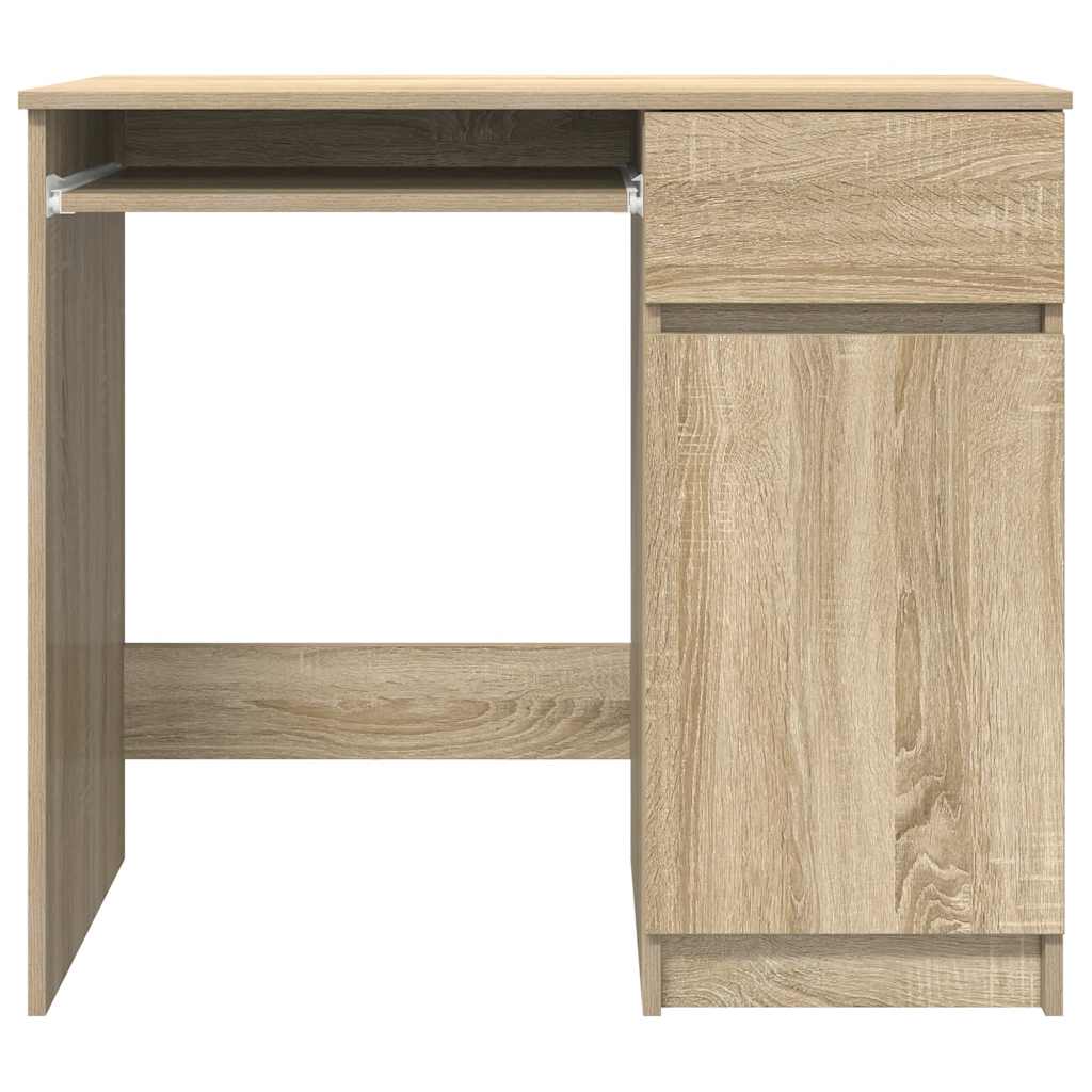 Desk Sonoma Oak 86x49x76 cm Engineered Wood