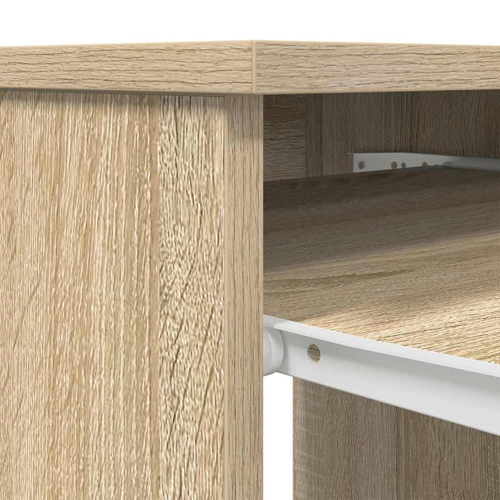 Desk Sonoma Oak 86x49x76 cm Engineered Wood
