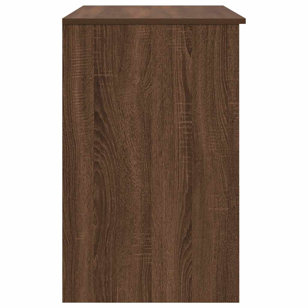 Desk Brown Oak 86x49x76 cm Engineered Wood