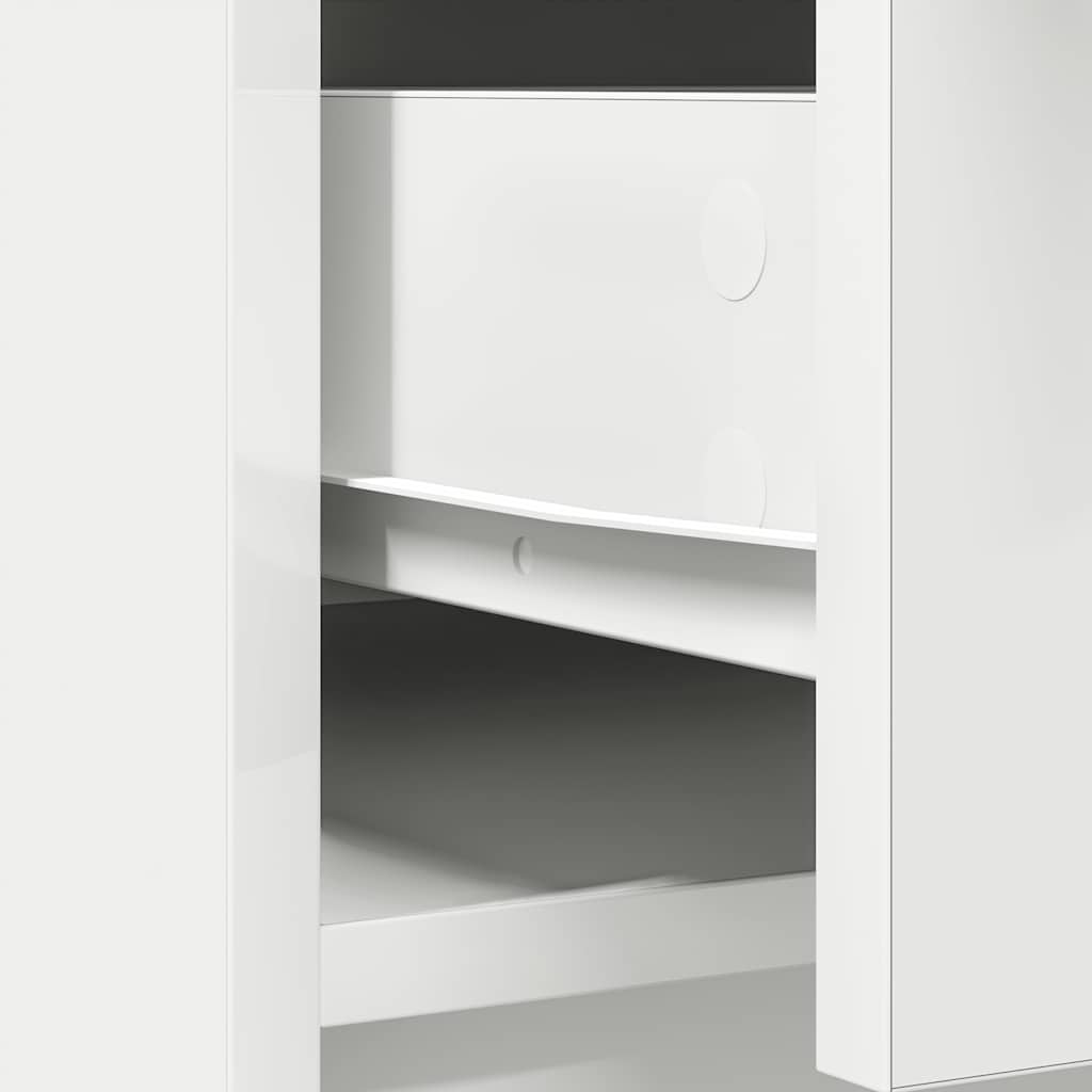 Sideboard with Drawers and Doors White 73x31x90 cm