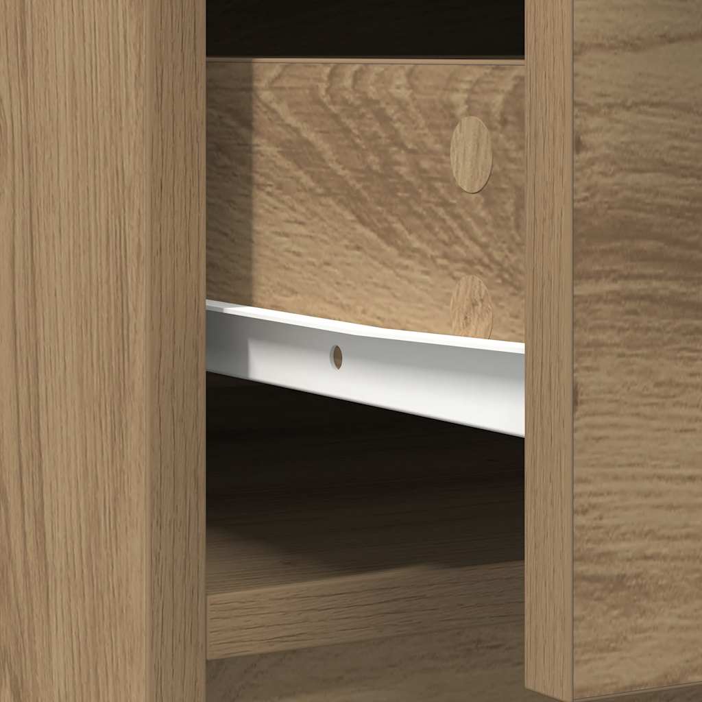 Sideboard with Drawers and Doors Artisan Oak 73x31x90 cm