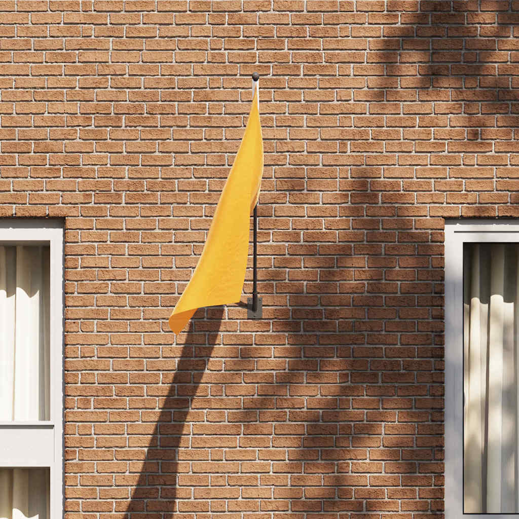 Flag Pole Holder Black 10.5 x 7.5 cm Steel