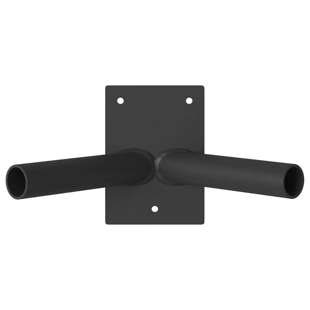 Flag Pole Holder Black 11.5 x 7.5 cm Steel