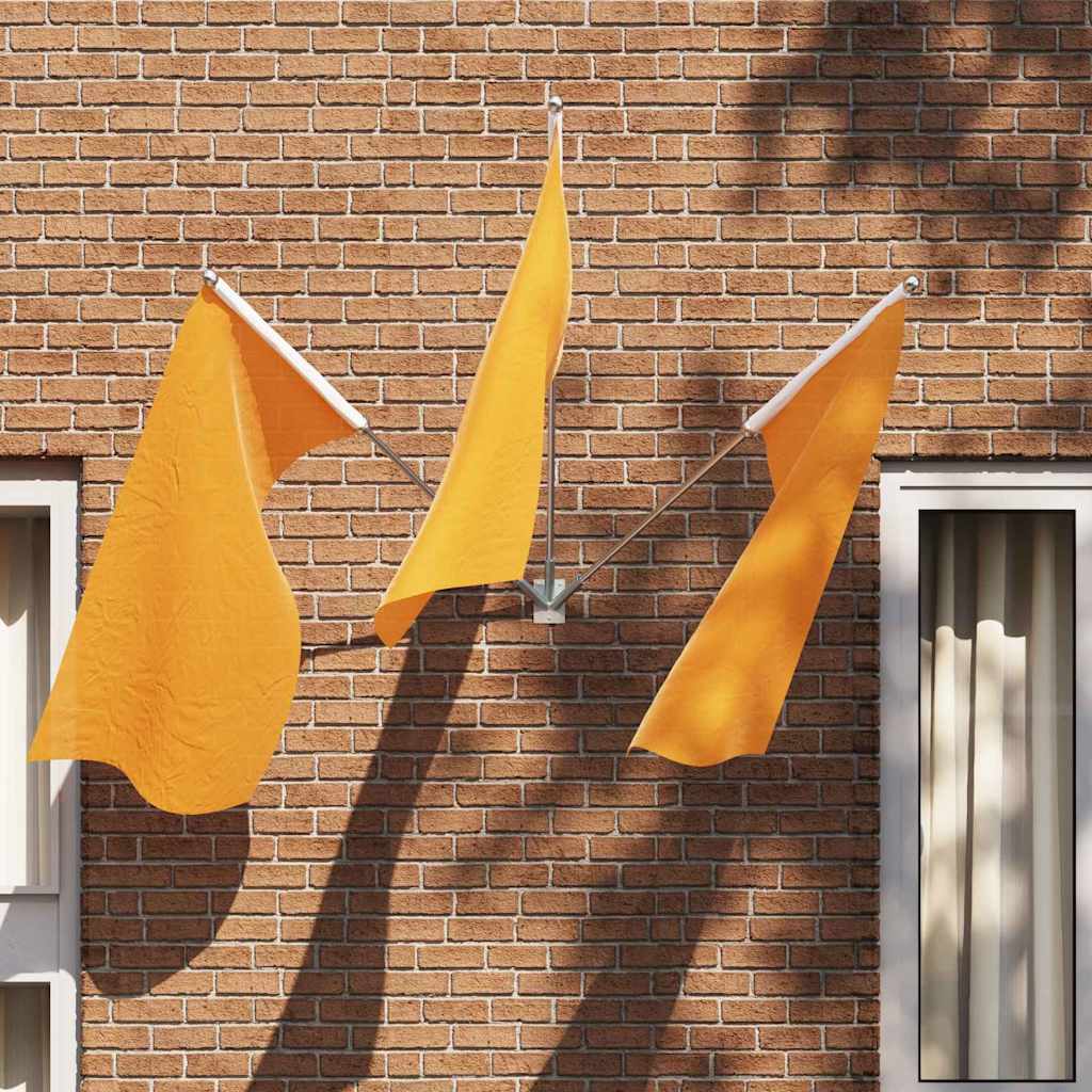 Flag Pole Holder Silver 10.5 x 7.5 cm Steel