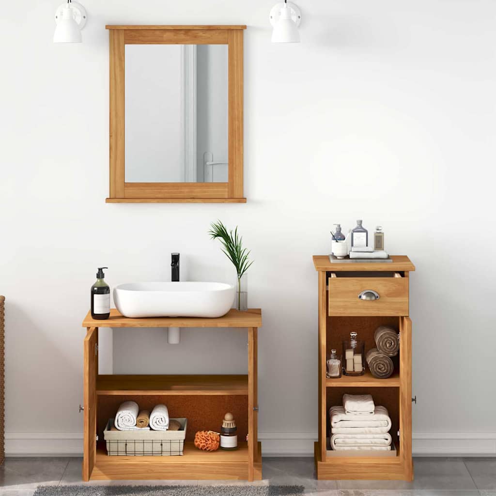 Bathroom Furniture Set VIGO 3 pcs Brown 37 x 34 x 80 cm