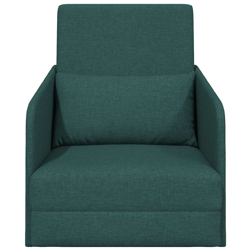 Sofa Bed Dark green 65 x 80 x 83 cm Fabric