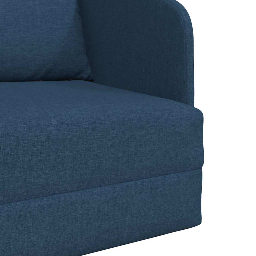 Sofa Bed Blue 65 x 80 x 83 cm Fabric